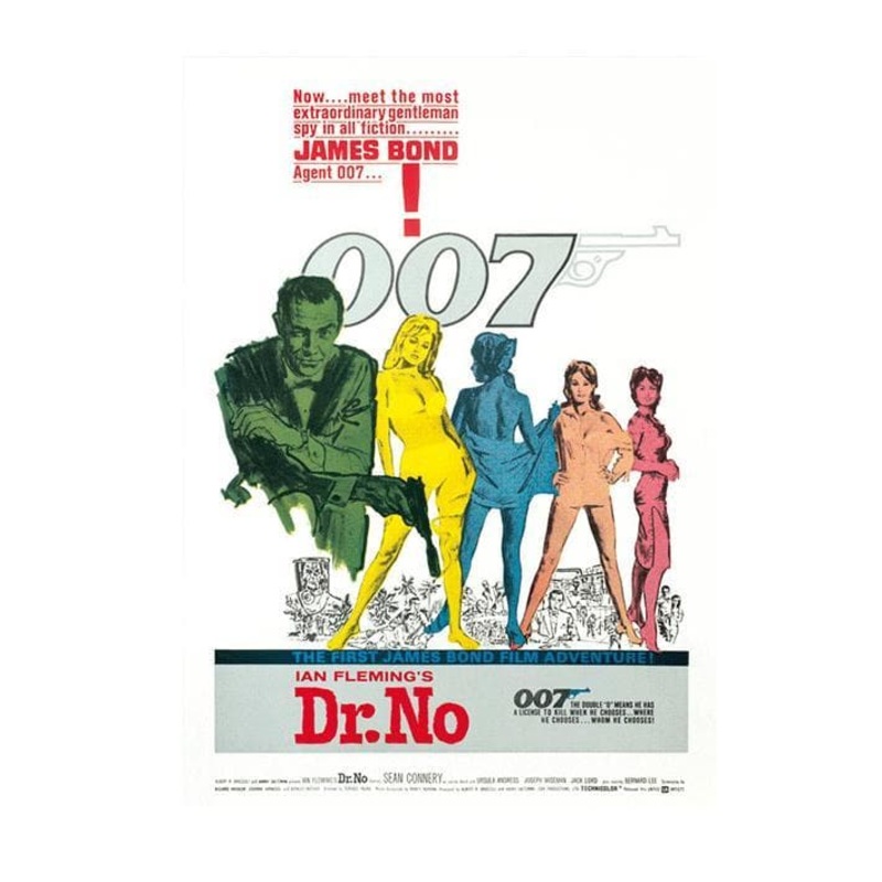 James Bond Dr. No Postcard