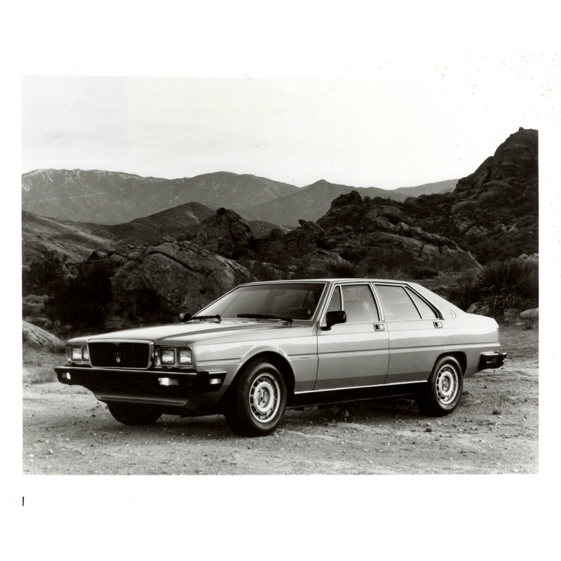 Maseratii Quattroporte Press Photo (Tipo AM 330)