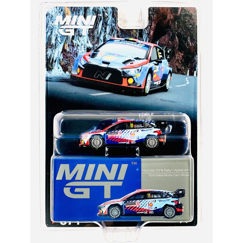 Mini GT Mijo Exclusives Hyundai i20 N Rally1 Hybrid #112024 Rallye Monte-Carlo Winner #871