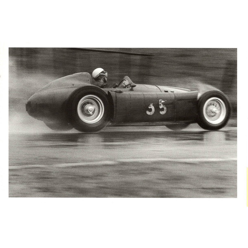 Eugenio Castellotti On Lancia, Spa 1955 – Jesse Alexander Postcard