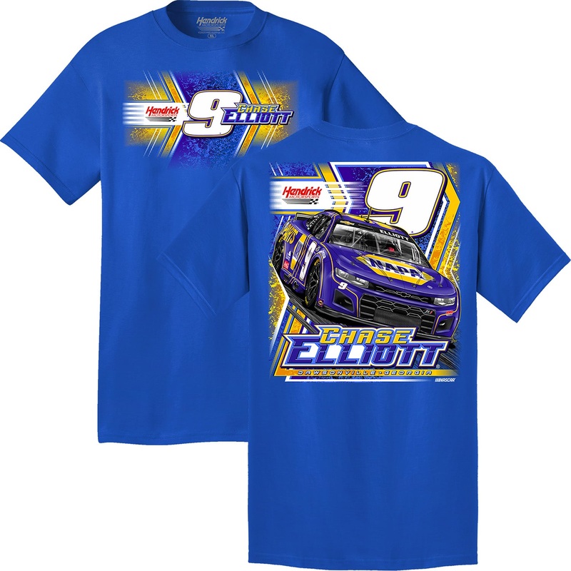 Chase Elliott 2025 NAPA Royal Car 2-Spot T-Shirt Blue L