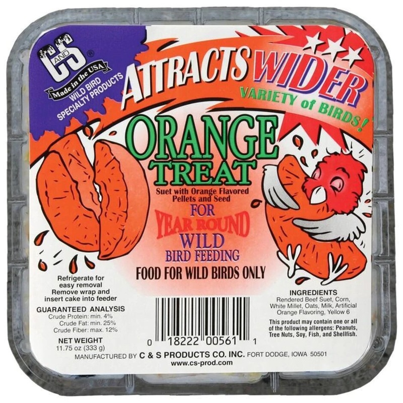 Orange Treat Suet Cake CS12561
