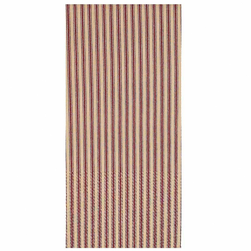 York Ticking Red Stripe Kitchen Towel KT8817