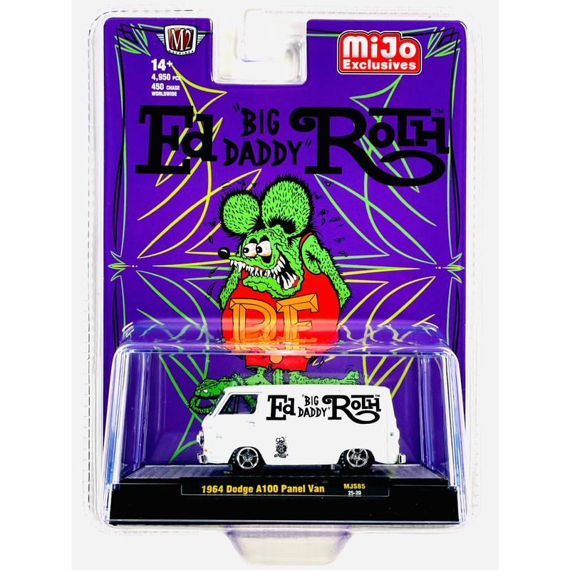 M2 Machines Mijo Exclusive Rat Fink Ed Roth Collaboration 1964 Dodge A100 Panel Van