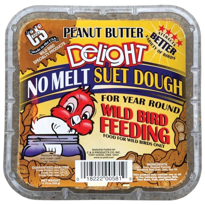 Peanut Butter No-Melt Suet Cake CS12581