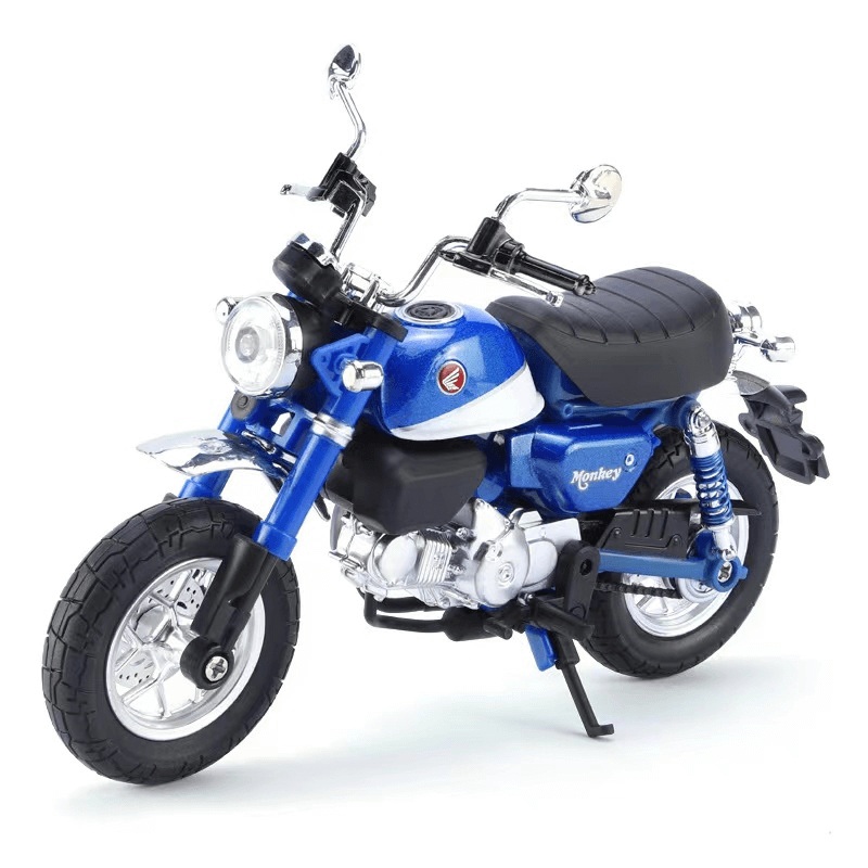 1/12 Scale Honda Monkey 125 Die-cast Motorcycle Blue