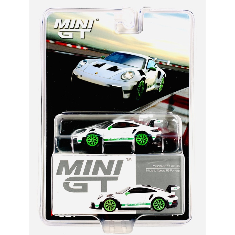 Mini GT Mijo Exclusive Porsche 911 (992) GT3 RS Tribute to Carrera RS Package #827