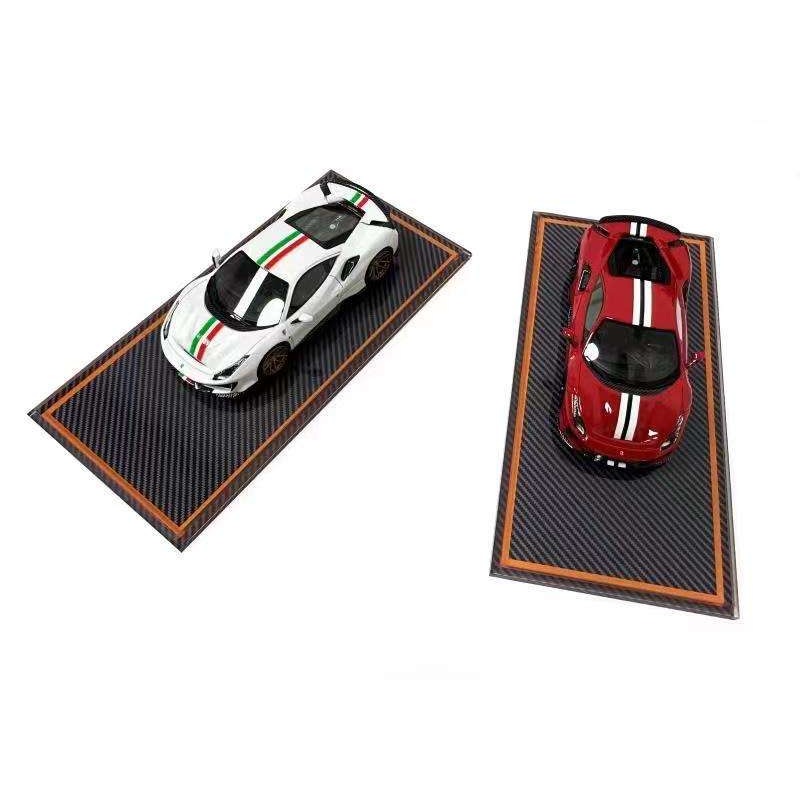 U2 1:64 Resin Model Ferrari 488 Pista Red