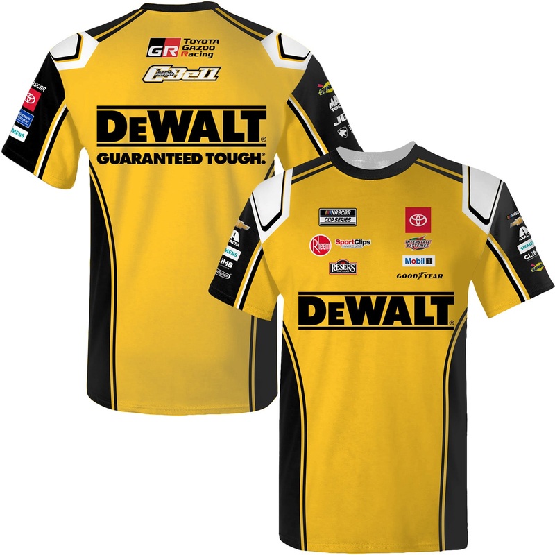 Christopher Bell 2025 DeWalt Sublimated Uniform Pit Crew T-Shirt L