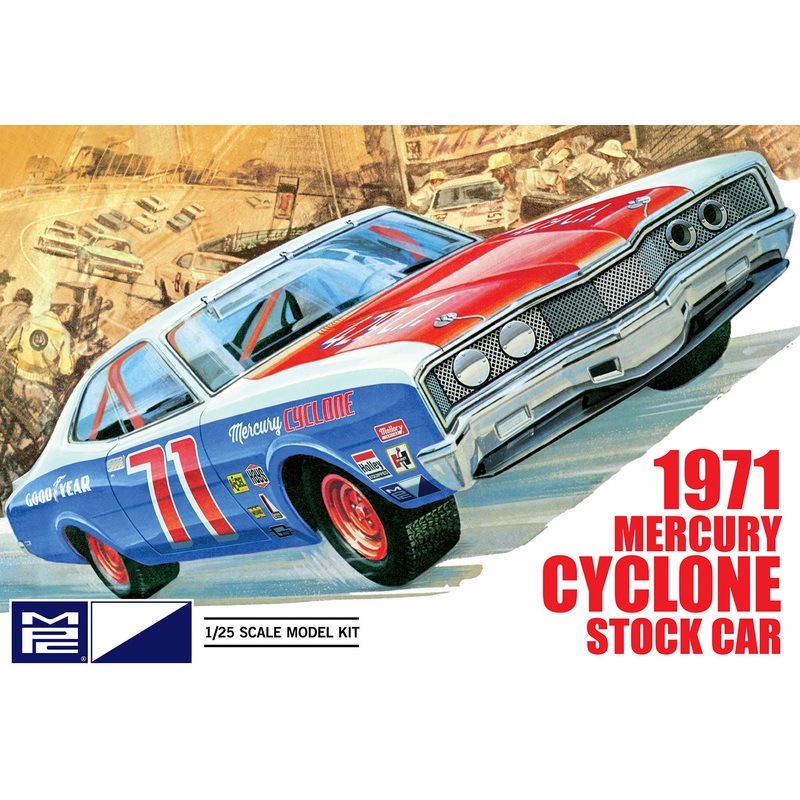 “PRE-ORDER” MPC 1971 Mercury Cyclone Stock Car 1:25 Scale Model Kit (DUE NOVEMBER 2025)