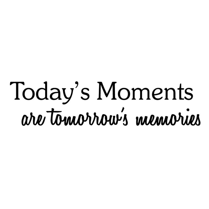 Today’s Moments Vinyl Wall Decal 5244