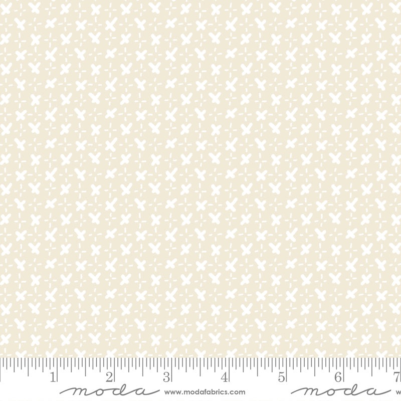 Whispers Collection Cotton Fabric Criss Cross 33552 Muslin