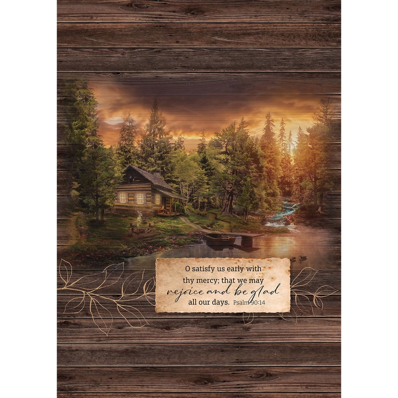 Rejoice and Be Glad Fleece Throw 50×70 Inch CC759