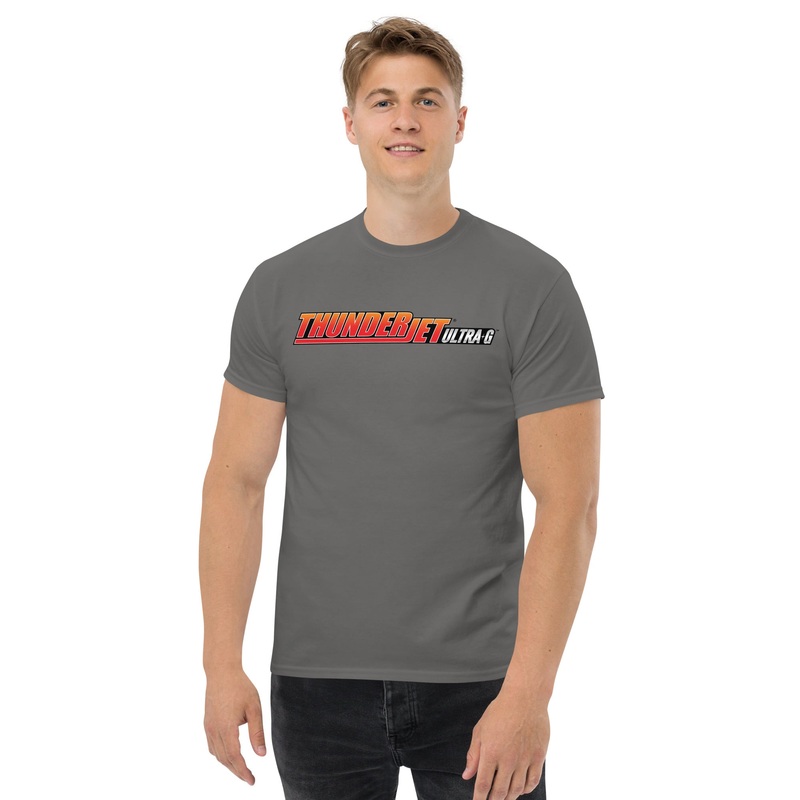 THUNDERJET ULTRA G LOGO PRINTED T-SHIRT (FRONT) Maroon S