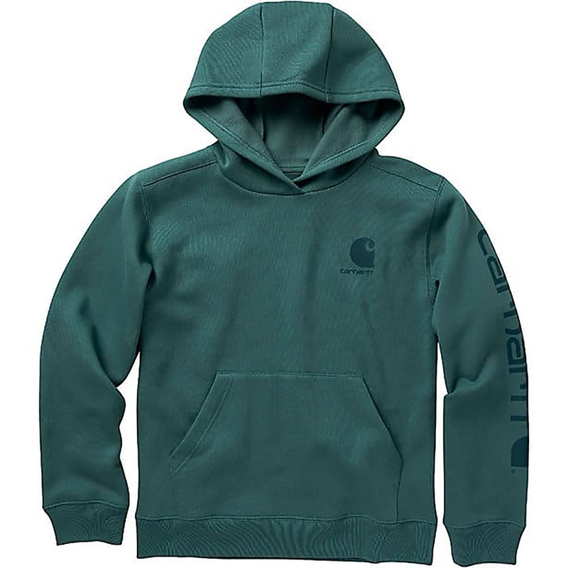 Boys’ Long-Sleeve Graphic Sweatshirt CA6296 Spruce 4