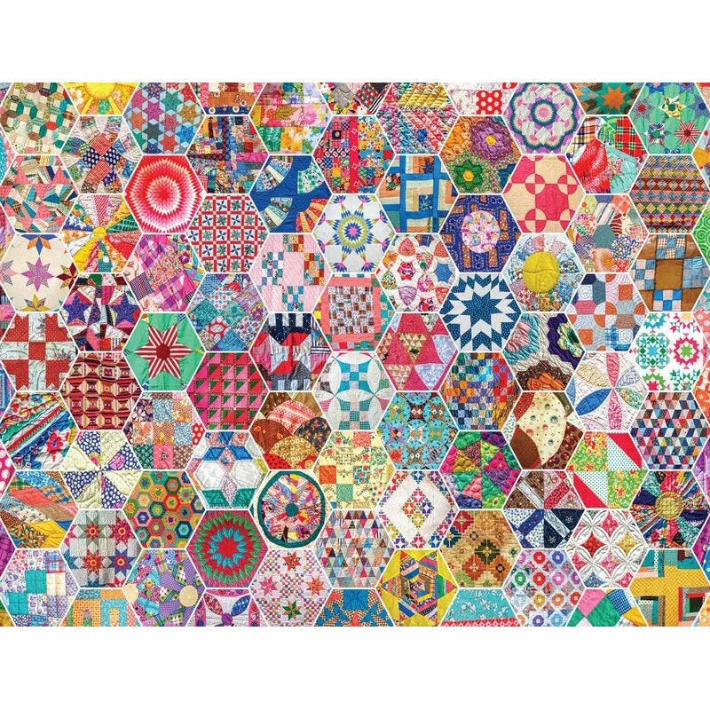Crazy Quilts Puzzle 33-01593 500-piece