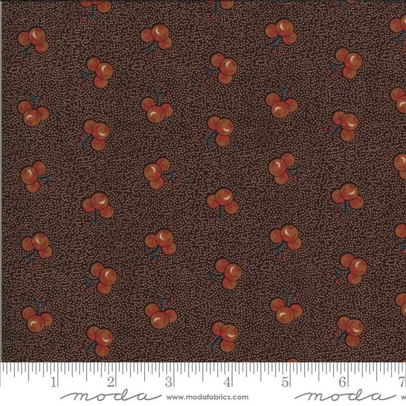 Yesterday Fabric 38107 Dark Brown