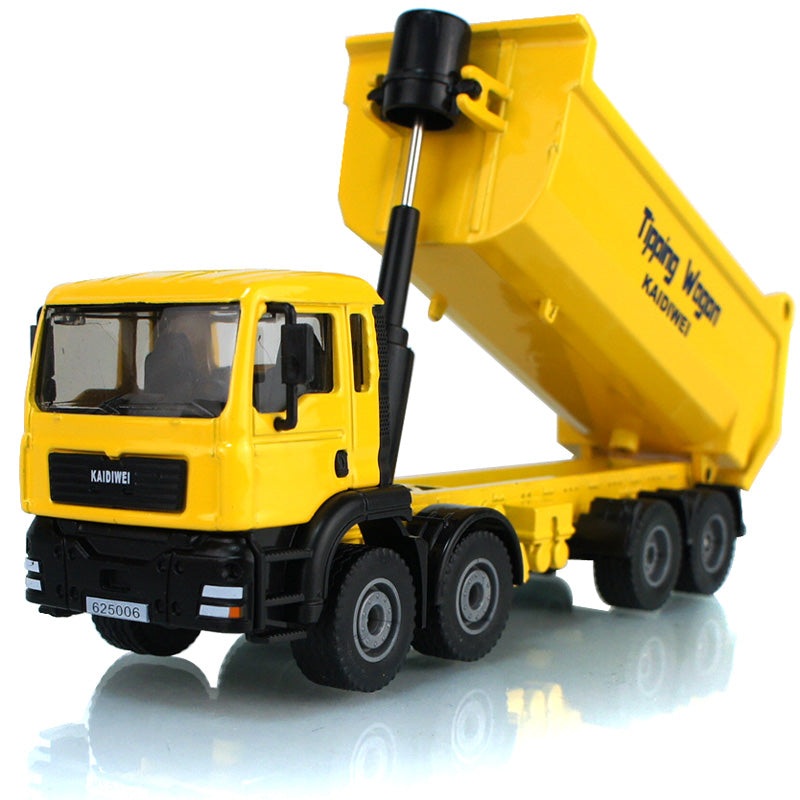 1:50 hot sale diecast toy dump truck models Blue