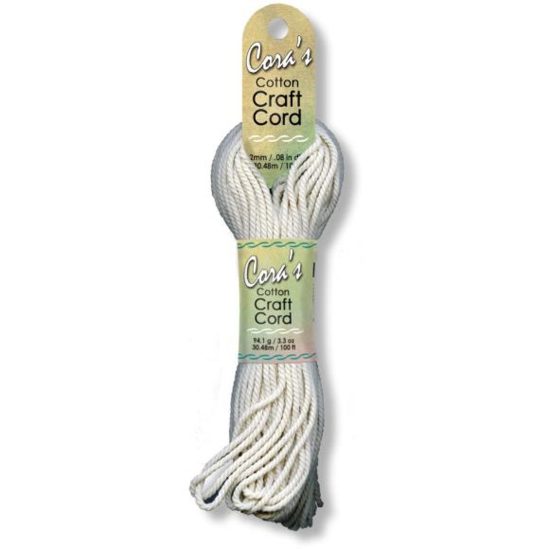 2mm Cotton Craft Cord CCC2 Natural