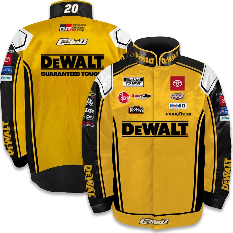 Christopher Bell 2025 DeWalt Uniform Pit Outerwear Jacket L