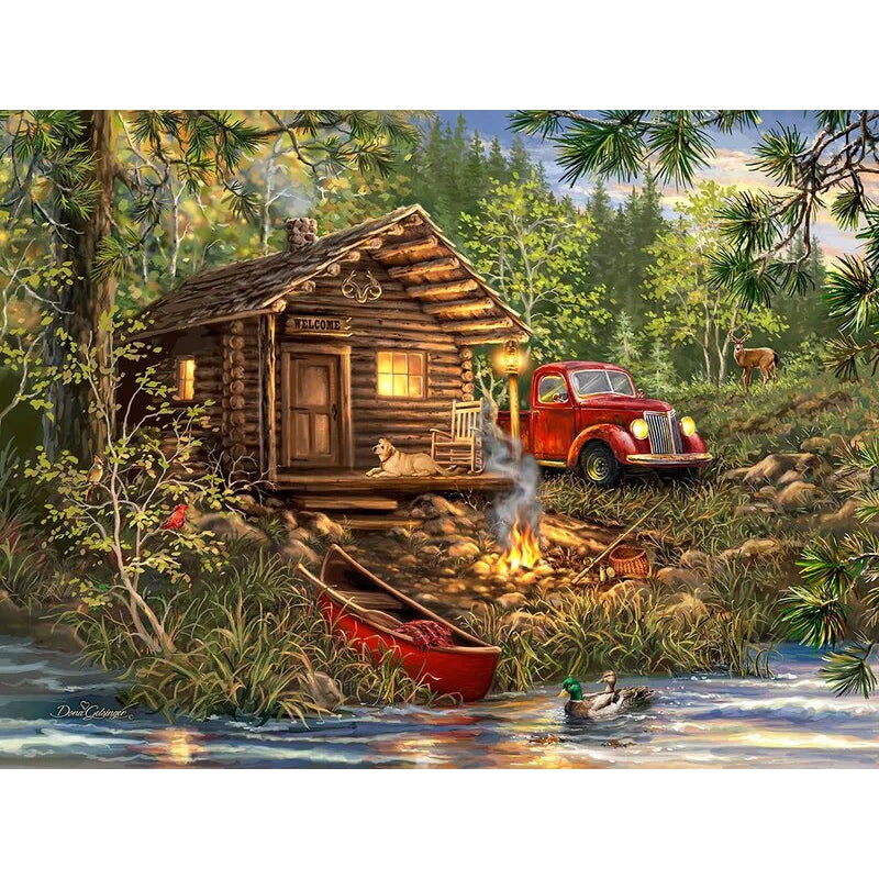Cozy Cabin Life Puzzle 33-01601 500-piece