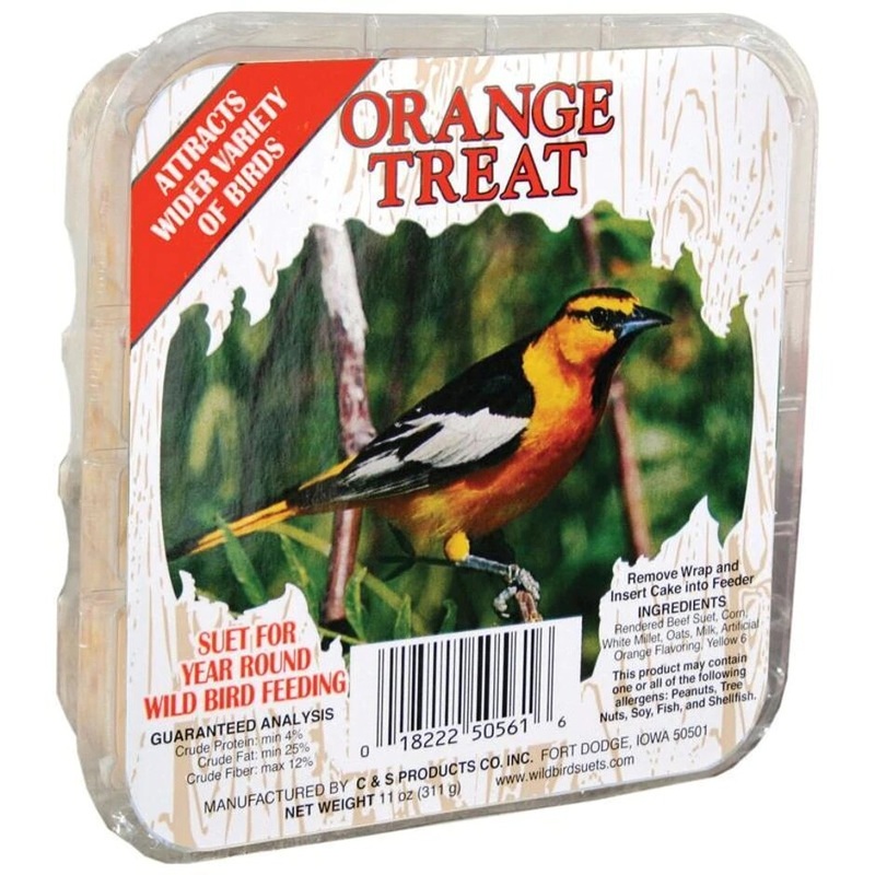 Orange Treat Suet Cake CSV50561
