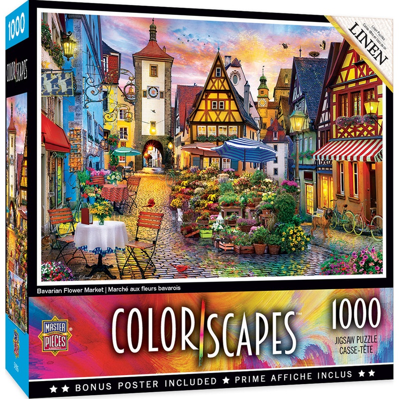 Bavarian Flower Market Puzzle 72120 1000-piece
