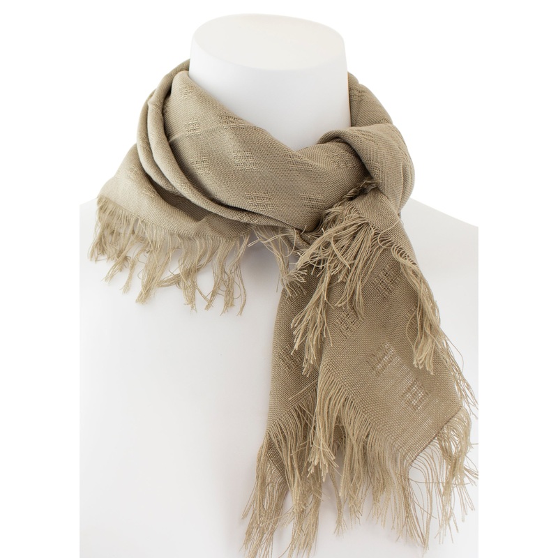 Women’s Acrylic Scarf WA-1462 Tan