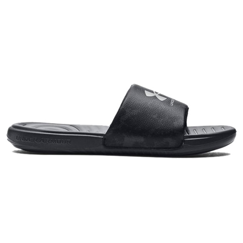 Men’s UA Ansa Graphic Slides 3024434 Black, Pitch Gray 8 Medium
