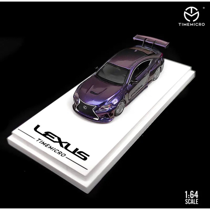 Time Micro 1:64 Lexus RCF Wide Body – Chameleon Purple
