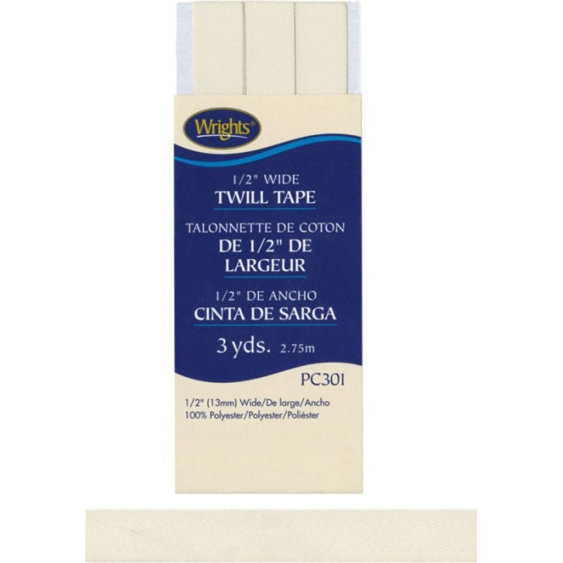 1/2-Inch Wide Twill Tape 117301 0028 – Oyster