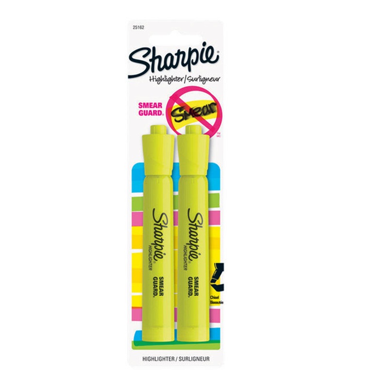 Accent Neon Color Yellow Chisel Tip Highlighter 2 pk 25162PP