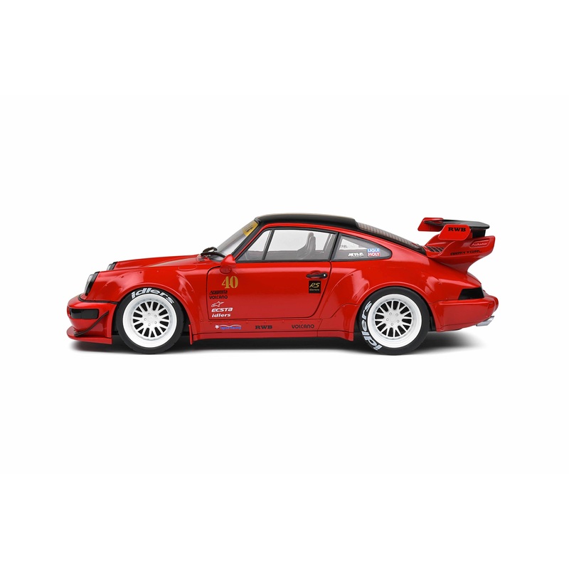 Solido – RWB Porsche 911 (964) “Sakura” (Red) 1:18 Scale Model Car