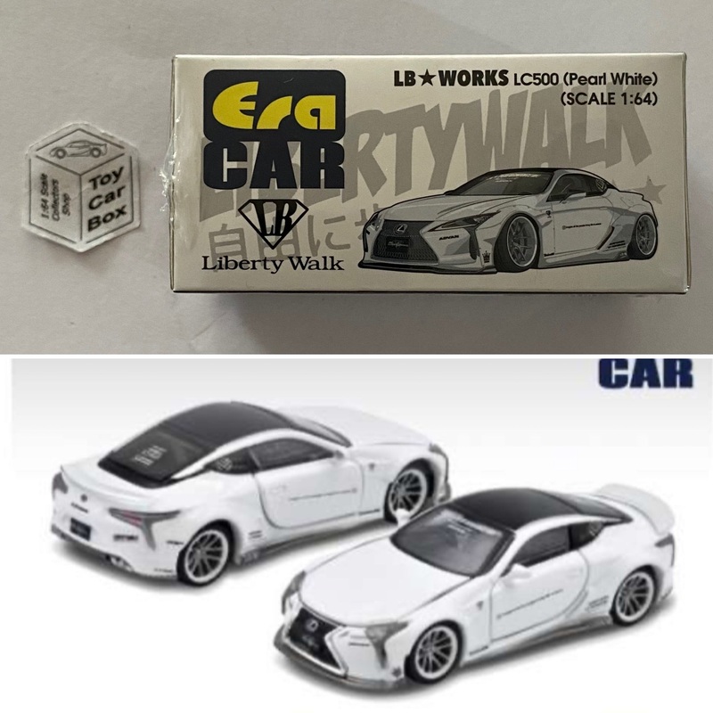 ERA CAR – Lexus LC500 Liberty Walk LB Works (1:64 Scale – White – Boxed) K00g