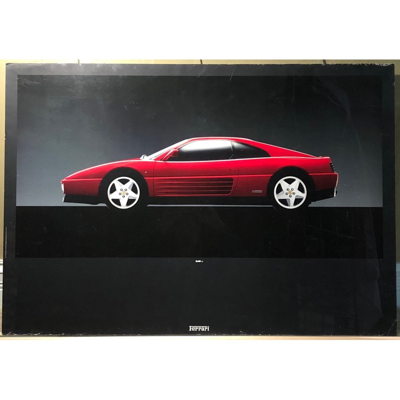 Ferrari 348tb Official Factory Poster (617/90)
