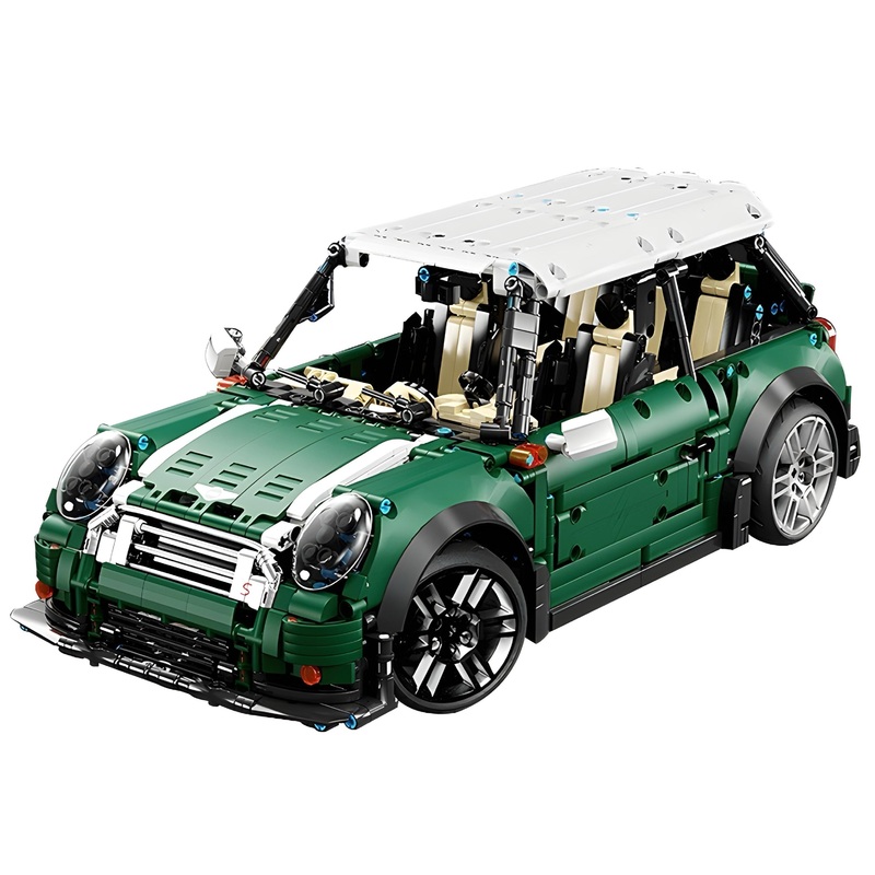 Remote Controlled Cooper S | 2292pcs British Racing Green Non-Remote Controlled