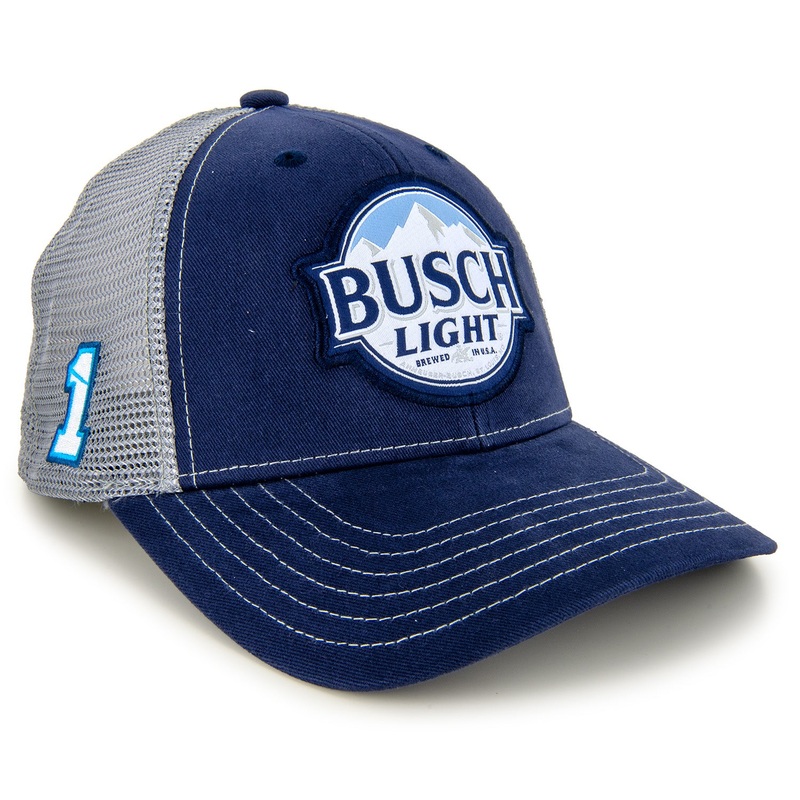 Ross Chastain Busch Light Sponsor Mesh Hat Blue/Gray Adult
