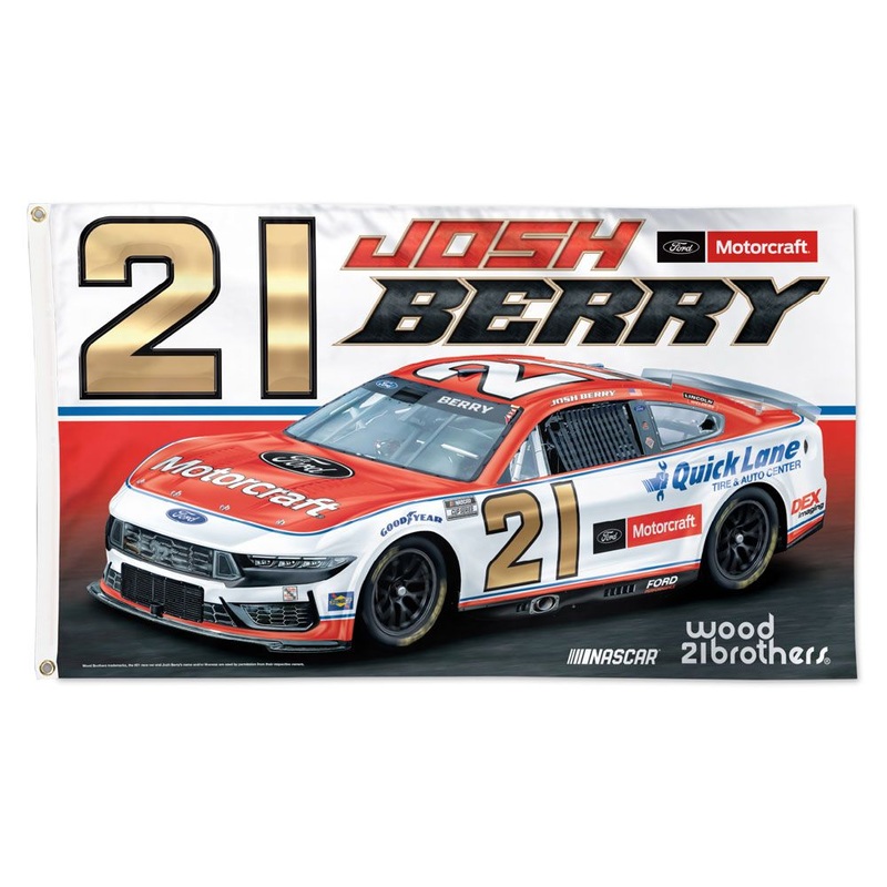 Josh Berry 2025 Motorcraft #21 Car 3×5 Flag