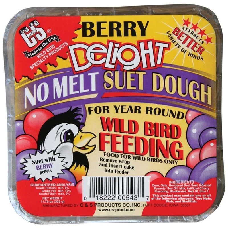 Berry Delight No-Melt Suet Cake CS12543