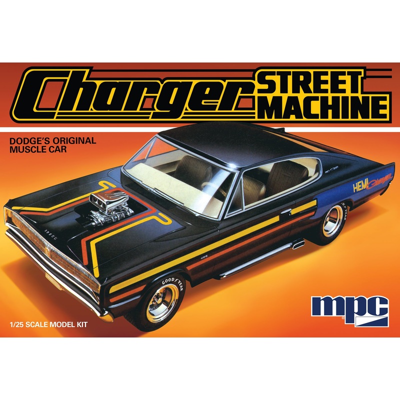 “PRE-ORDER” MPC 1967 Dodge Charger Street Machine 1:25 Scale Model Kit (DUE NOVEMBER 2025)