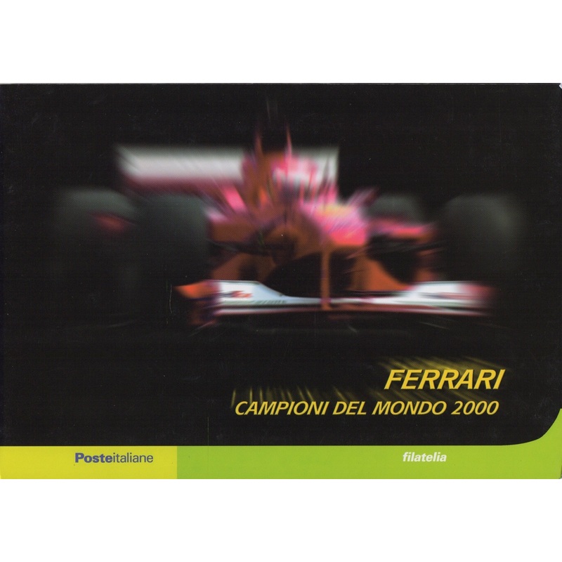 Stamp Deluxe Bolaffi Set Ferrari 2000 World Champion