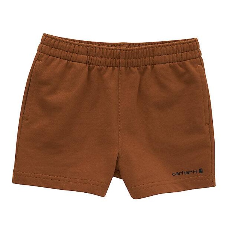 Boys’ French Terry Work Shorts CH8328 Carhartt Brown 3 Months