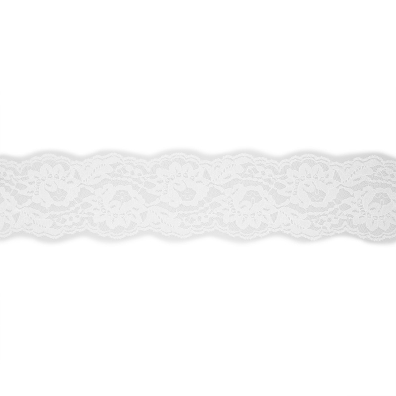 Wide Flat Lace 6030-1 White