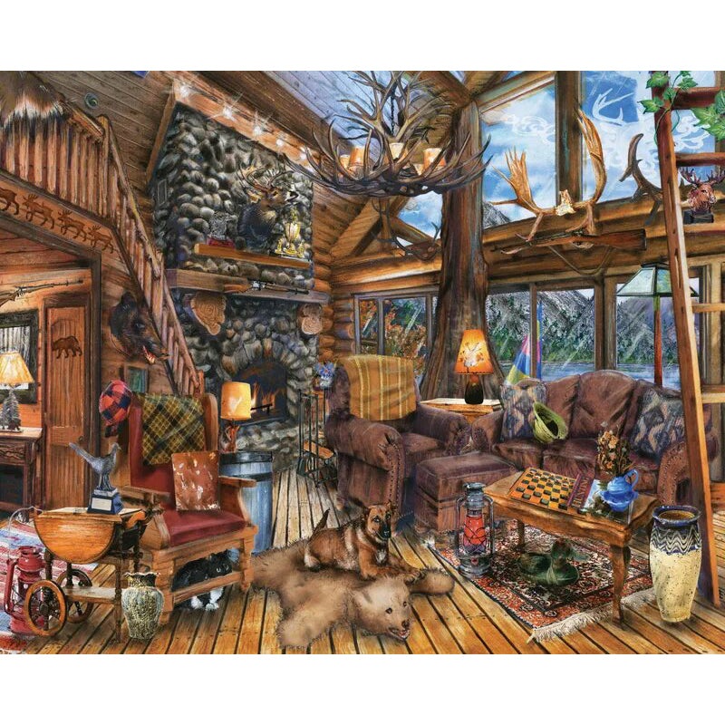The Hunting Lodge Puzzle 33-10790 1000-piece