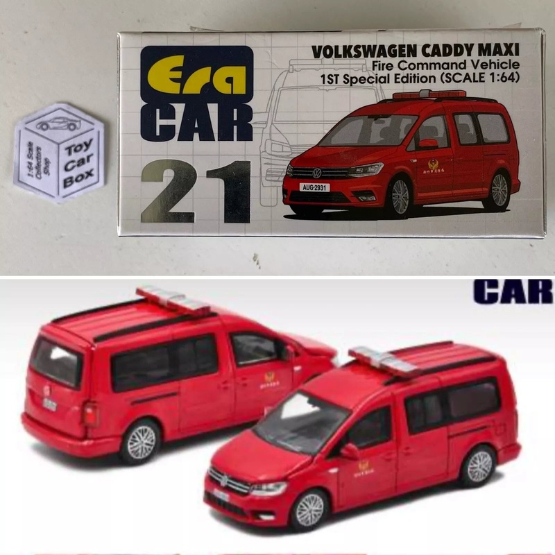 ERA CAR #21 – VW Volkswagen Caddy (1:64 – Fire Command Vehicle – Boxed) H93g