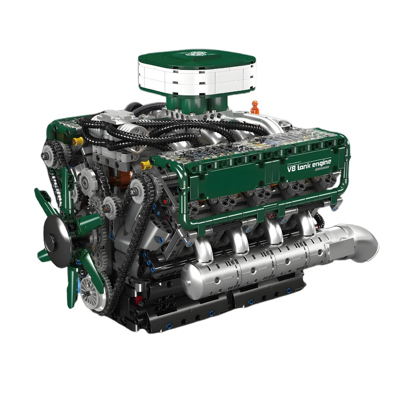 Motorised V8 Tank Engine | 2250pcs