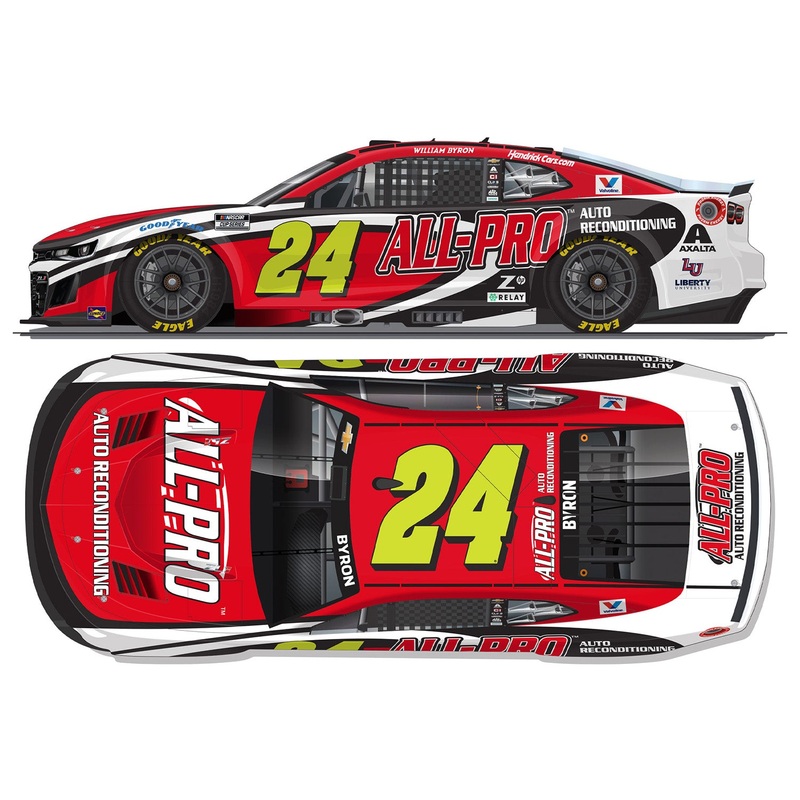 William Byron All-Pro 1:24 Standard 2025 Diecast Car Preorder – Currently Projected February