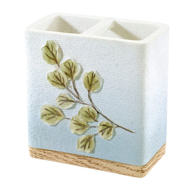 Ombre Leaves Toothbrush Holder 13933B
