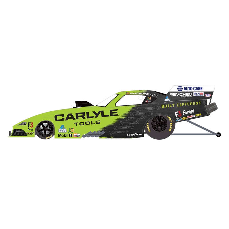 “PRE-ORDER” Auto World NHRA 2025 Ron Capps Carlyle Tools Toyota Supra Funny Car 1:24 Scale Diecast (DUE NOVEMBER 2025)