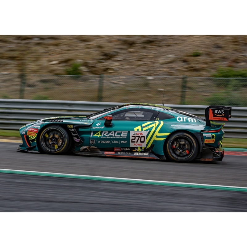 Spark Models Aston Martin Vantage AMR GT3 EVO No.270 Comtoyou Racing – 24H Spa 2025 – A. Leroy – R. Almeida – A. Potty – J. Hawkins 1/43 Scale Model